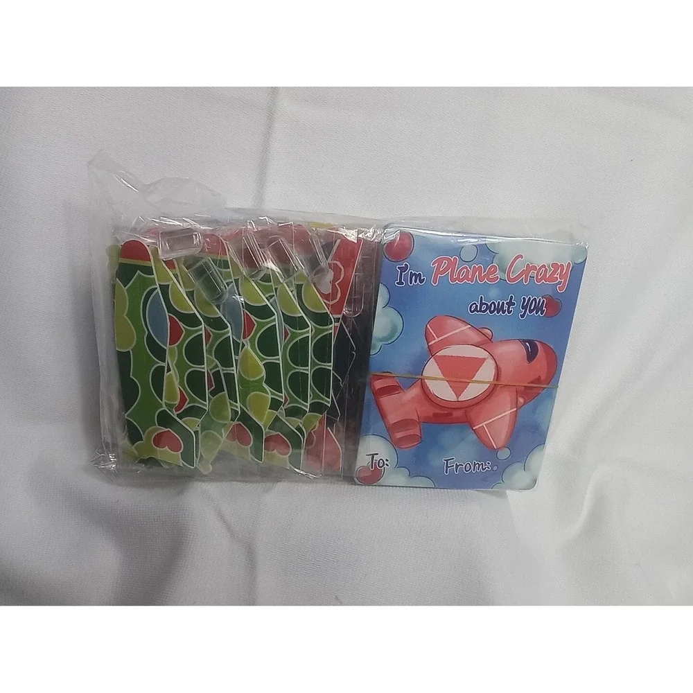 Kids Airplane Valentines Day Cards & AirPlanes‎ 35 Pack School Valentines New